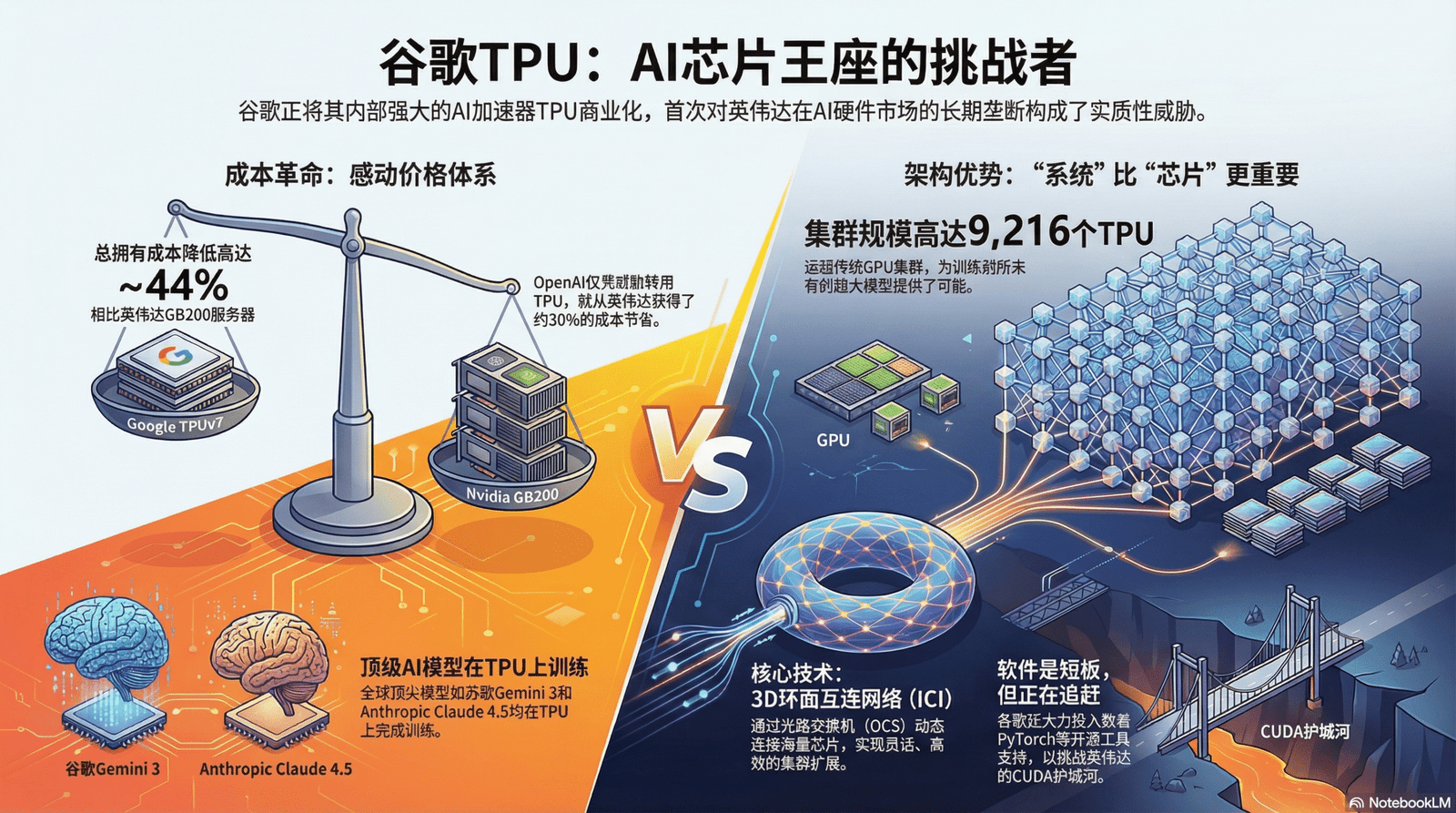 谷歌TPU的四大“不对称优势”:芯片战争的真正玩法-AIPMClub