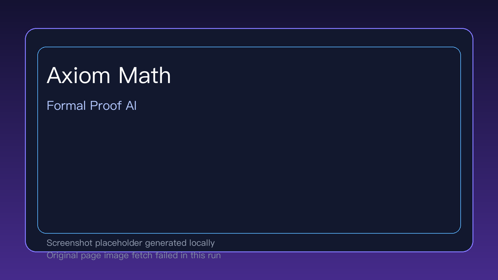 Axiom Math