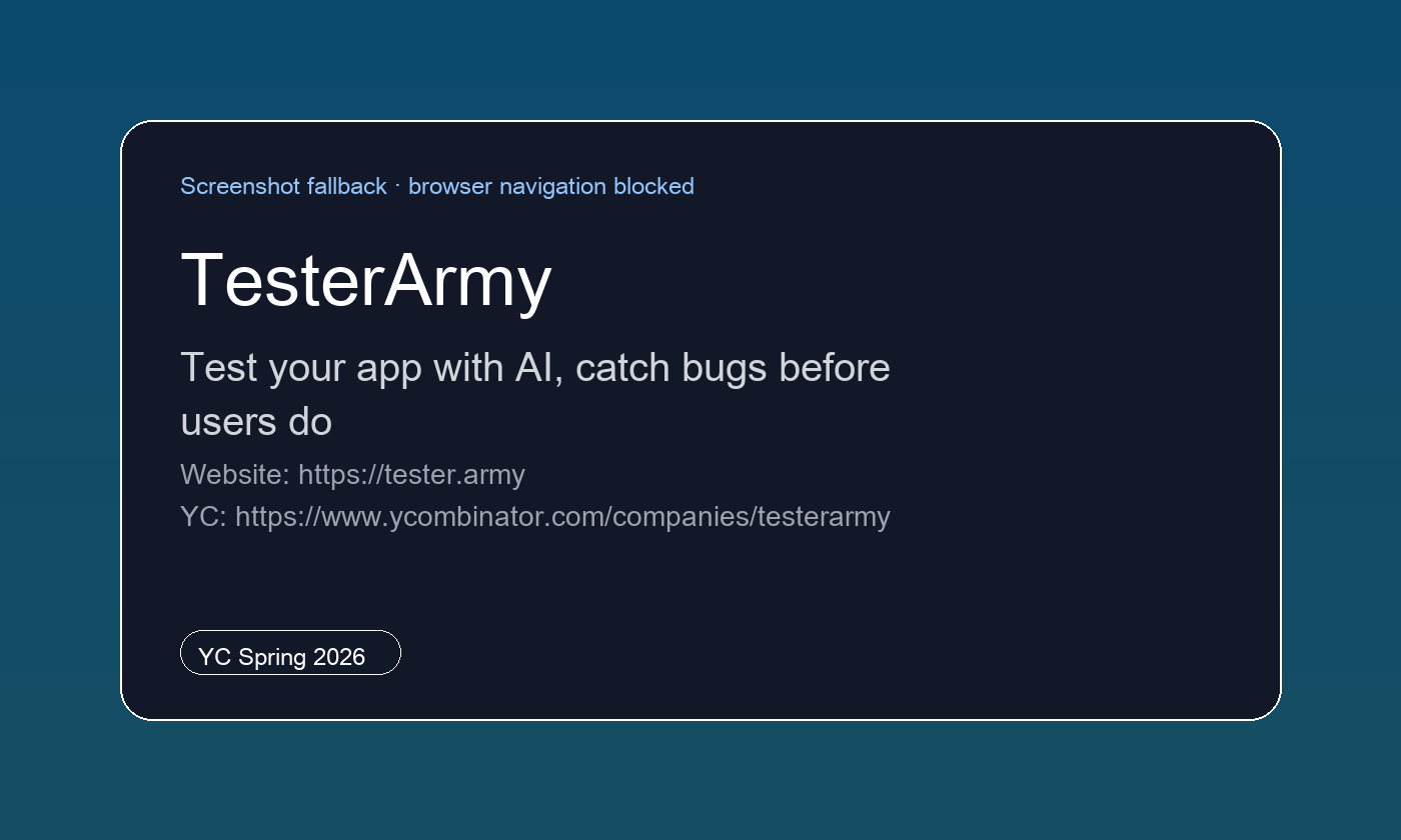 TesterArmy